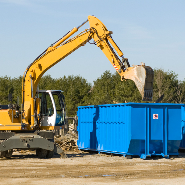 is there a minimum or maximum amount of waste i can put in a residential dumpster in Leesburg Ohio